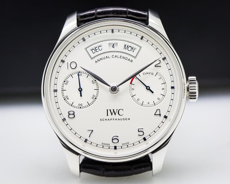 IWC Portuguese Annual Calendar SS Silver Dial
