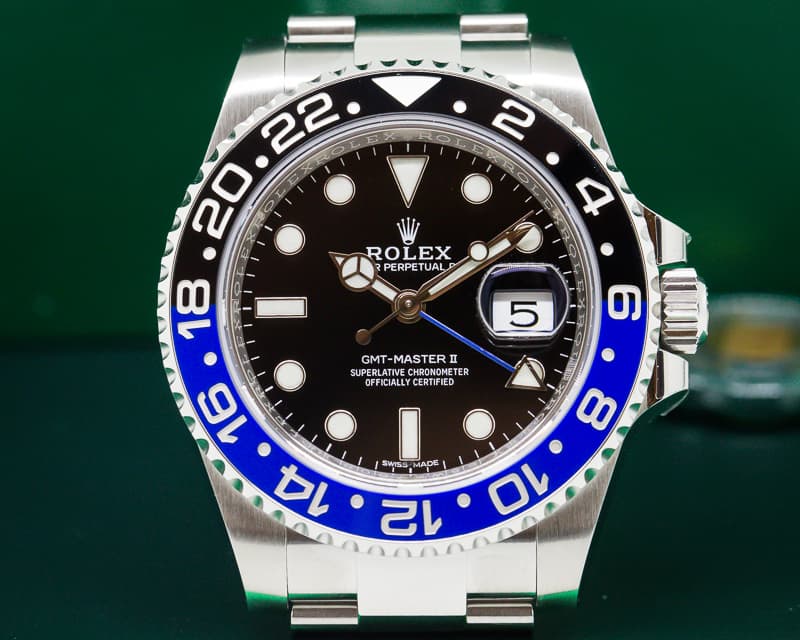 Rolex BLNR GMT Master II Ceramic Black & Blue SS