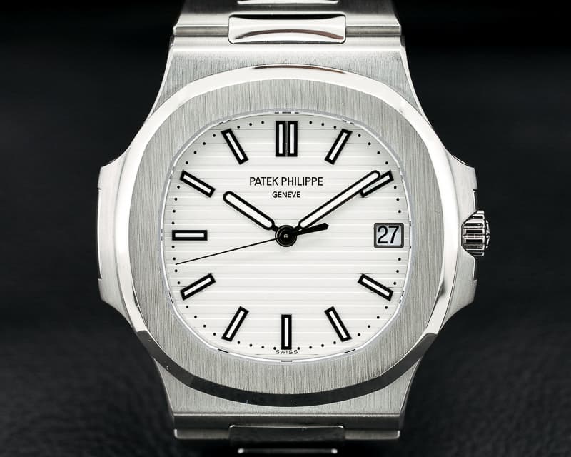 Patek Philippe Jumbo Nautilus White Dial SS