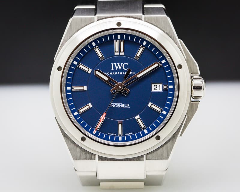 IWC Ingenieur Laureus Blue Dial Limited SS