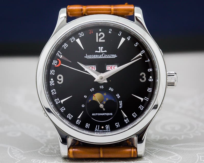 Jaeger LeCoultre Master Moon SS Black Dial