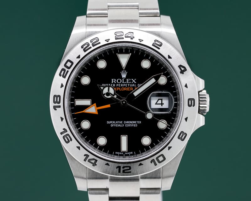 Rolex Explorer II Black Dial SS / SS