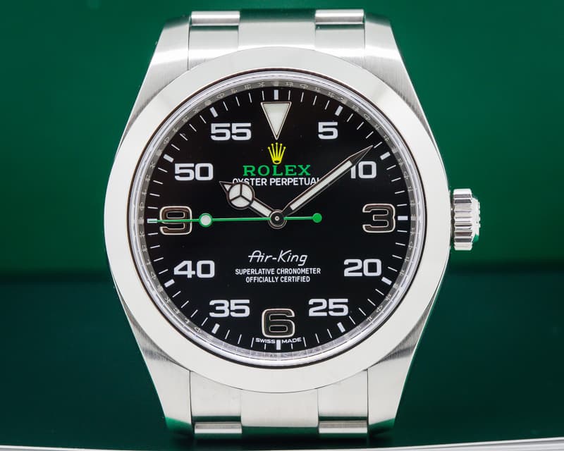Rolex Air King Black Dial SS
