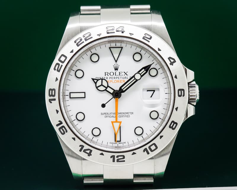 Rolex Explorer II White Dial SS / SS