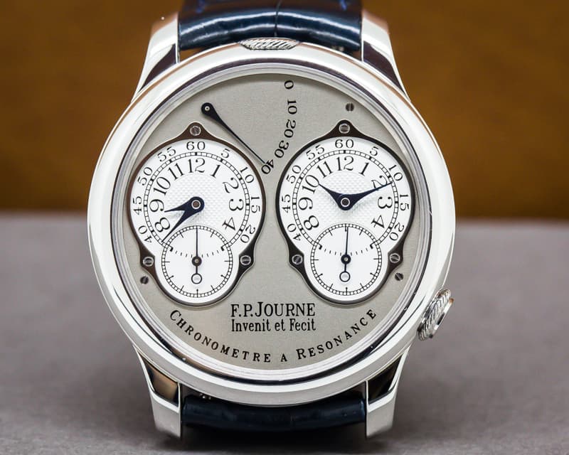 F. P. Journe Chronometre Resonance
Platinum Silver Dial 40MM