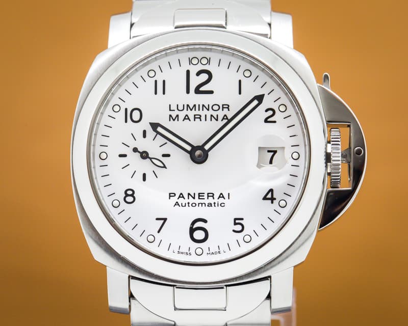 Panerai Luminor Marina 40MM White Dial SS / SS