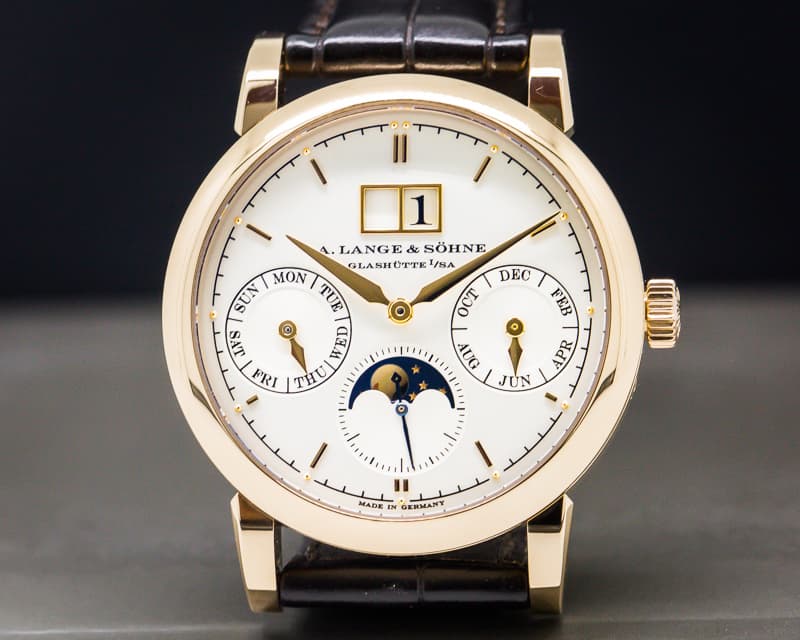 A. Lange and Sohne Saxonia Annual Calendar 18K Rose Gold