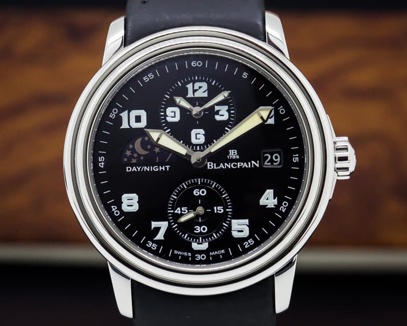 Blancpain Leman Timezone Military Dial SS
