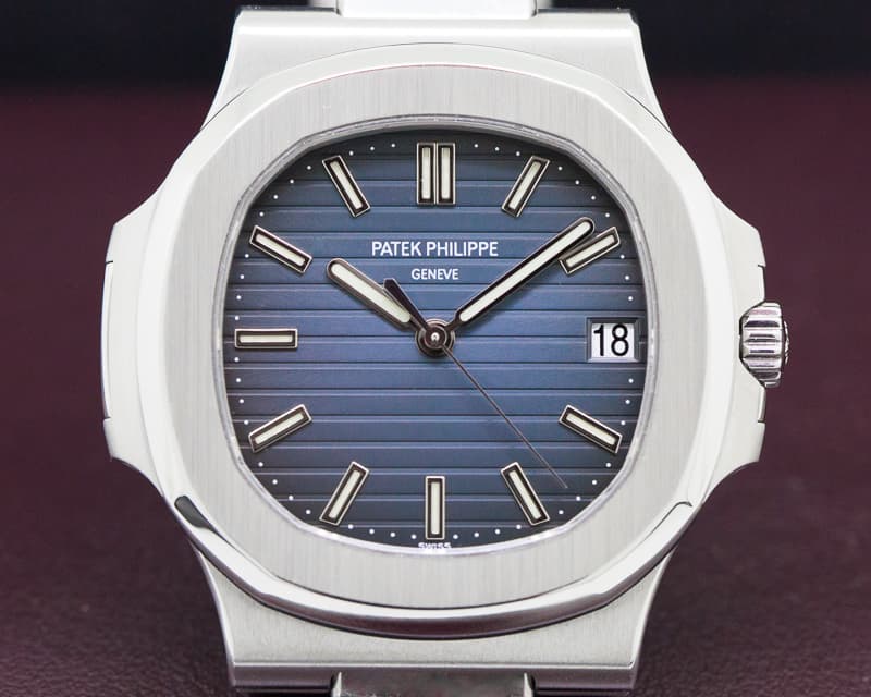 Patek Philippe Jumbo Nautilus Blue Dial SS