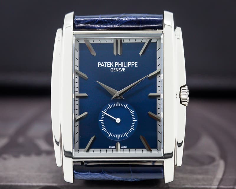 Patek Philippe Gondolo 18K White Gold Blue Dial Manual Wind