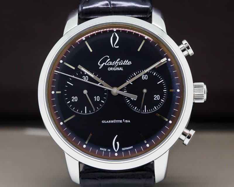Glashütte Original Senator Sixties Chronograph Black Dial 42MM