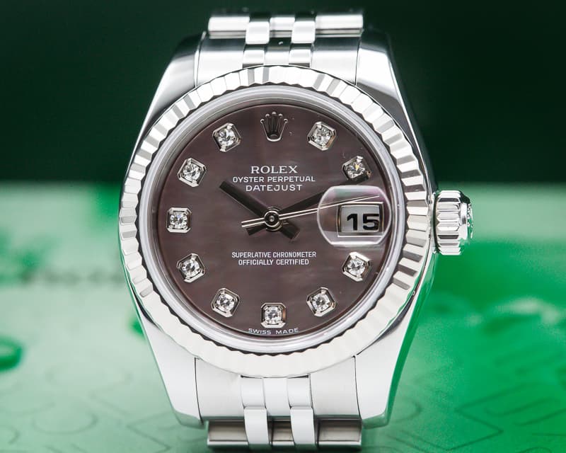 Rolex Lady Datejust Tahitian MOP Dial Jubilee SS / SS