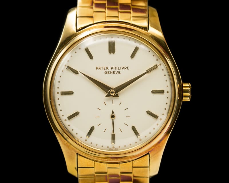 Patek Philippe Vintage Calatrava Automatic Enamel Dial 1st Series UNPOLISHED 18K Yellow