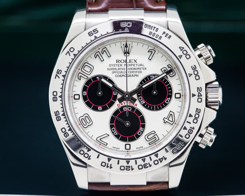 Rolex Daytona 18K White Gold / Panda Dial