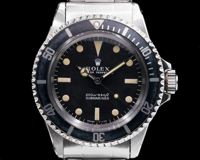 Rolex Vintage Submariner 5513 "Meters First" "Kissing 40" Bezel