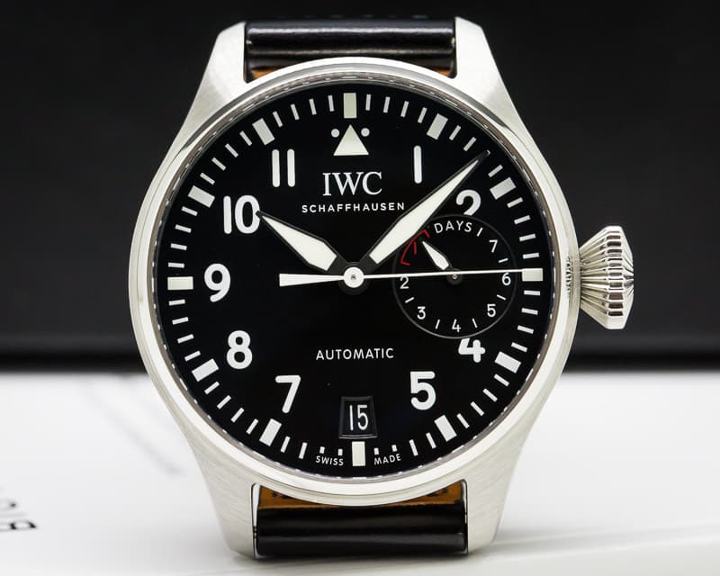 IWC Big Pilot SS / Leather Santoni