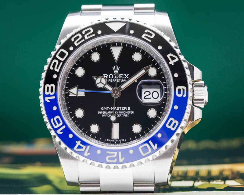Rolex GMT Master II Ceramic Black & Blue "Batman" SS