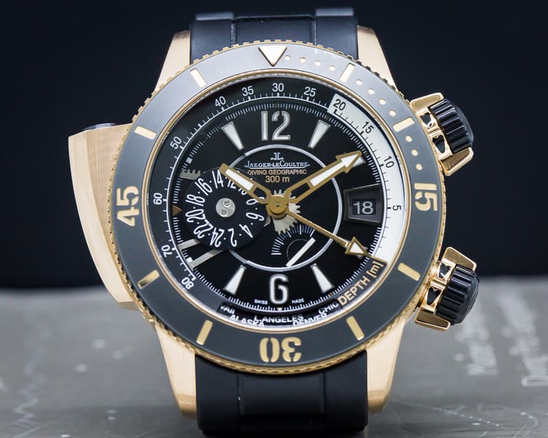 Jaeger LeCoultre Master Compressor Diving Pro Geographic Navy Seals 18K Rose Gold