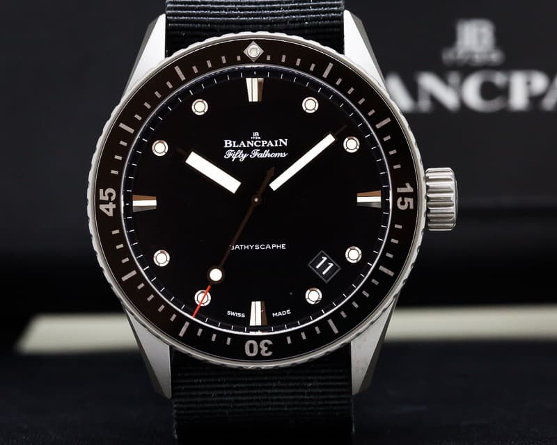 Blancpain Fifty Fathoms Bathyscaphe Automatic Ceramicised Titanium