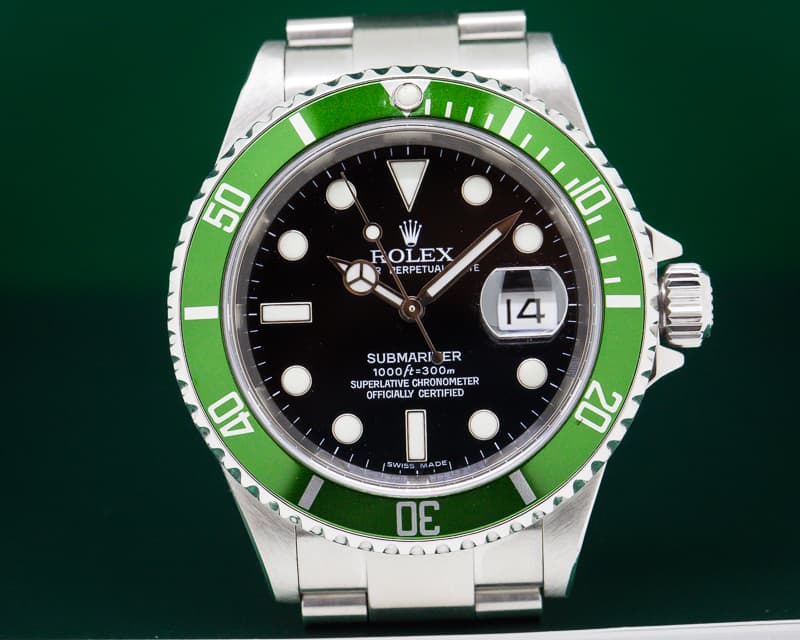Rolex Submariner 50th Anniversary SS Green Bezel