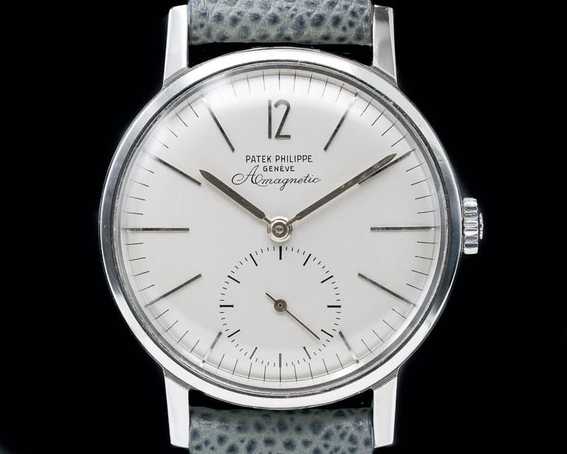 Patek Philippe 3417 Vintage Calatrava AMAGNETIC Stainless Steel 'Big Sub'