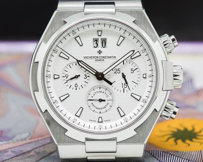 Vacheron Constantin Overseas Chronograph White Dial SS / SS