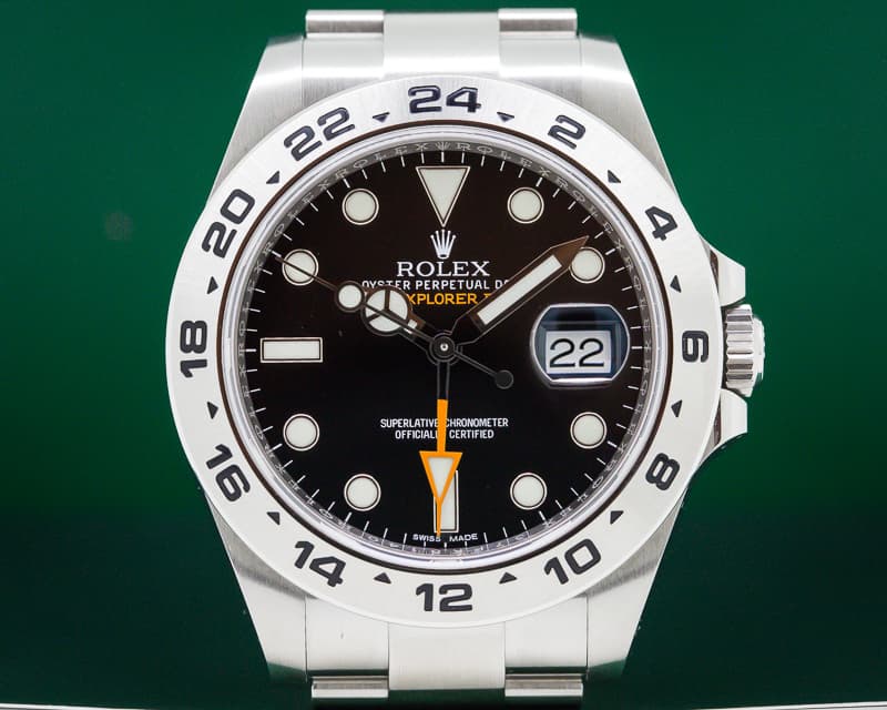 Rolex Explorer II Black Dial SS / SS