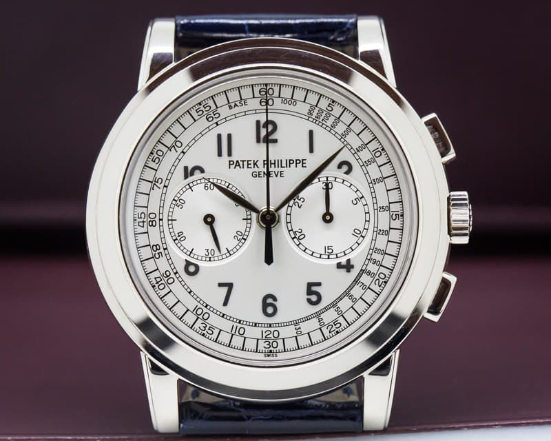 Patek Philippe 5070 White Gold Chronograph UNPOLISHED