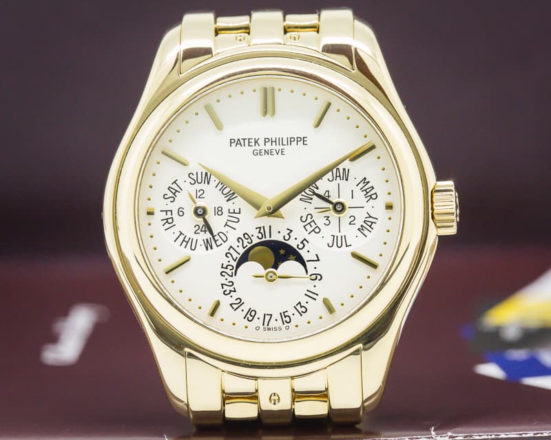 Patek Philippe Perpetual Calendar 18K Yellow Gold Bracelet