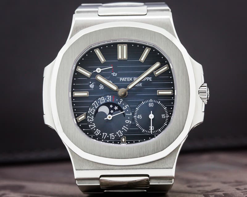 Patek Philippe Jumbo Nautilus 5712 Moonphase Power Reserve SS
