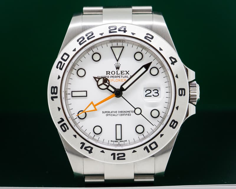 Rolex Explorer II White Dial SS / SS