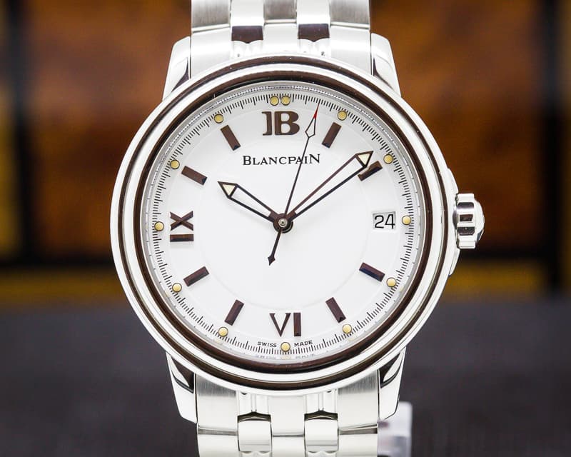 Blancpain Leman 2100 White Dial SS 38MM