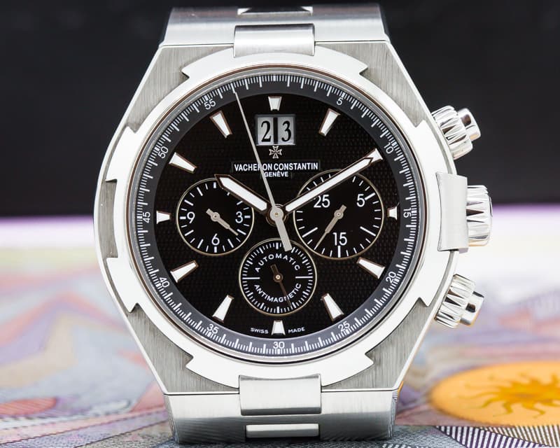 Vacheron Constantin Overseas Chronograph Black Dial SS / SS