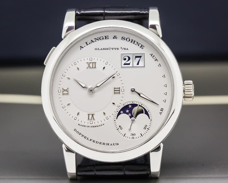 A. Lange and Sohne Lange 1 Moon Platinum / Deployment Buckle