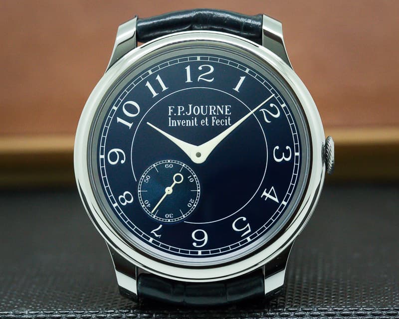 F. P. Journe Chronometre Bleu Tantalum Blue Dial