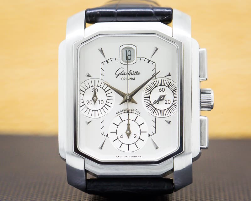 Glashutte Original Senator Karree Chronograph SS