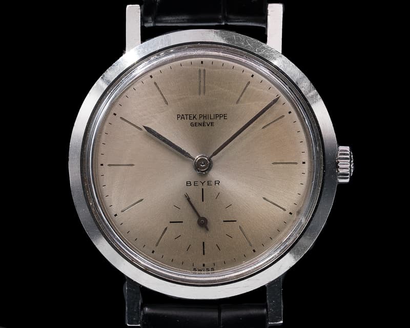 Patek Philippe Calatrava Waterproof Stainless Steel BEYER DIAL / Unpolished