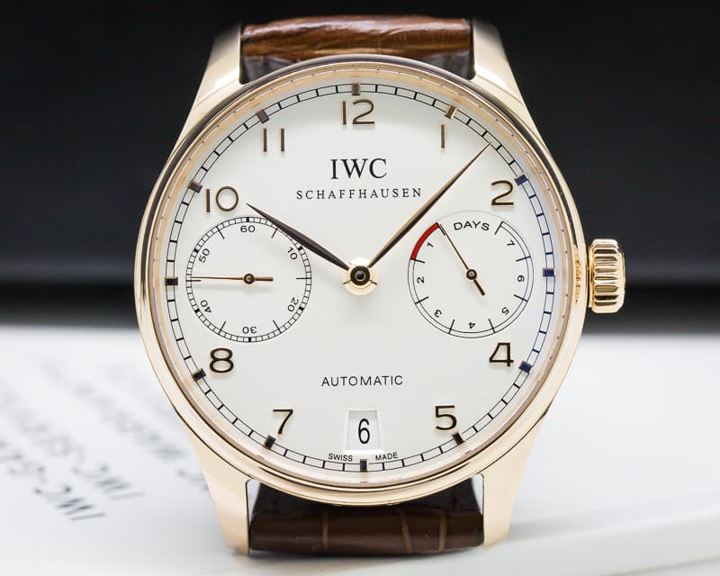 IWC Portuguese 7 Day Automatic 18K Rose Gold
