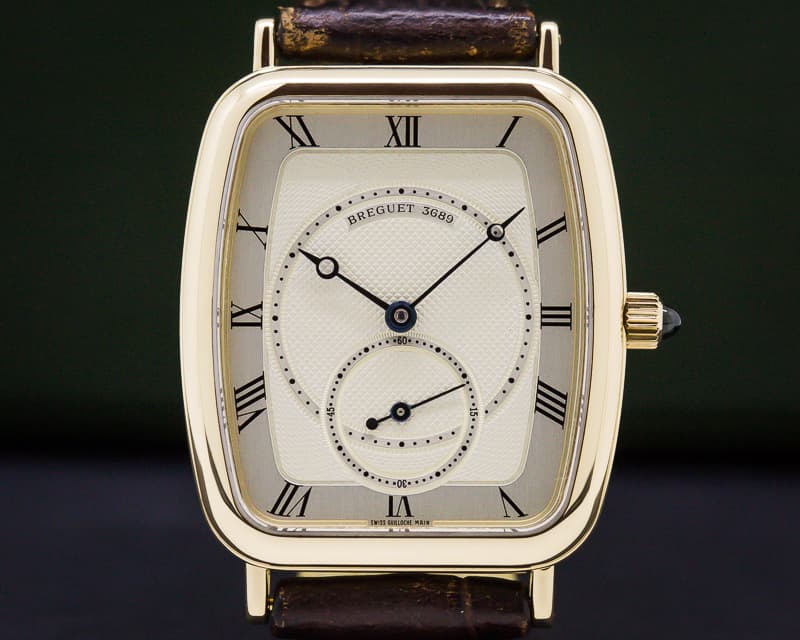 Breguet Tonneau Manual Wind 18K Yellow Gold