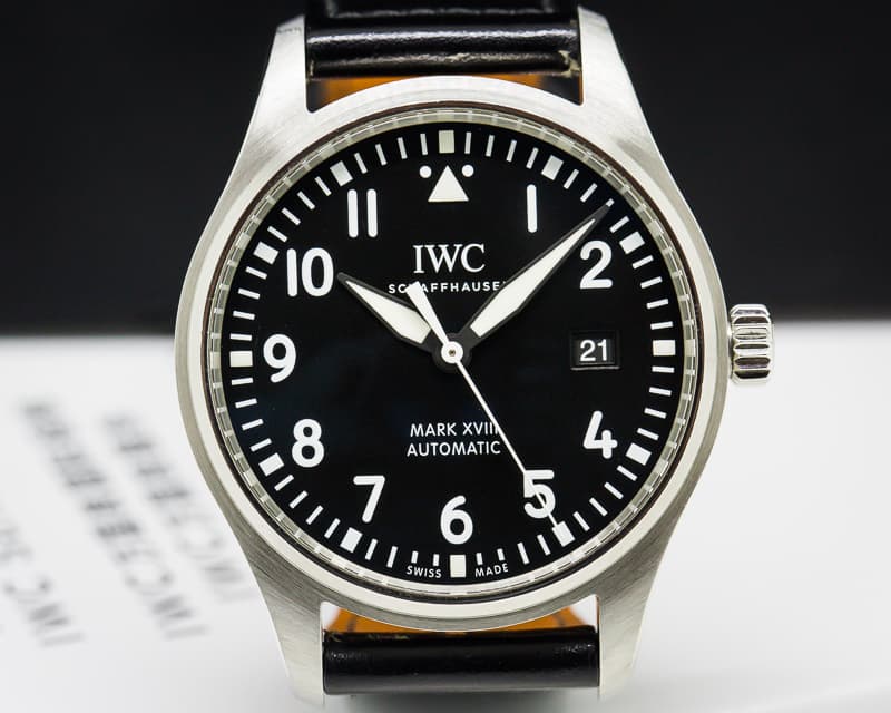 IWC Mark XVIII Black Dial SS