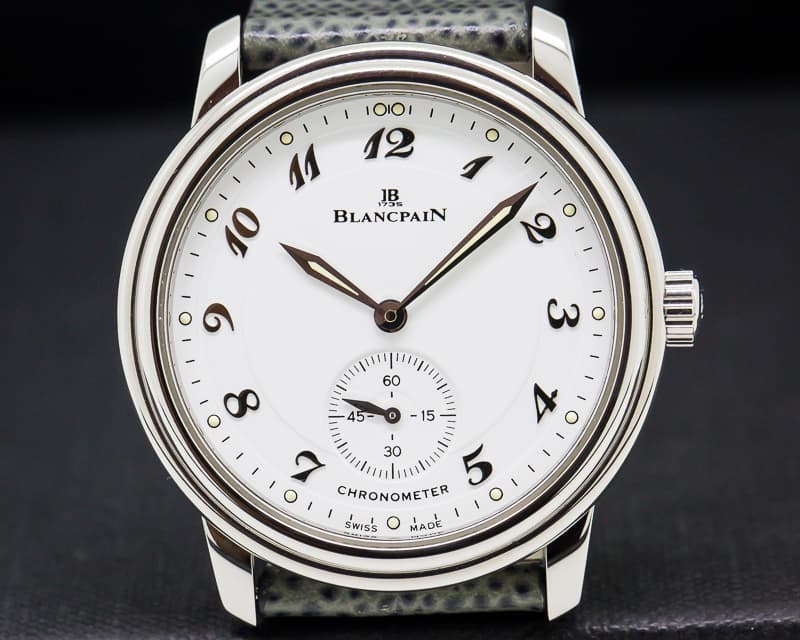 Blancpain Ultra Thin White Dial
Manual Wind Chronometer SS