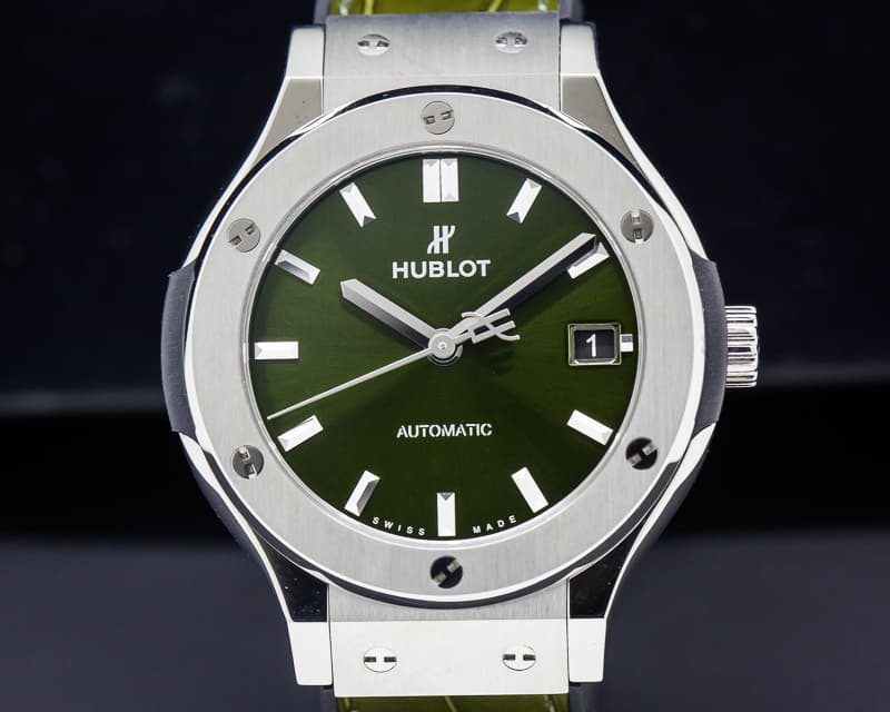 Hublot Classic Fusion Titanium Green Dial 38MM