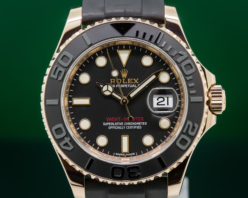 Rolex Yacht Master 18K Rose Gold / Rubber