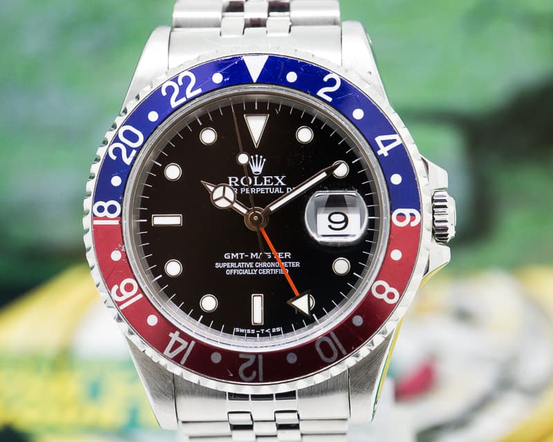 Rolex 16700 GMT Master Red / Blue Pepsi Bezel