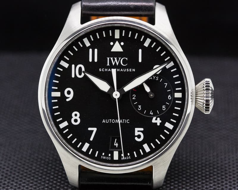 IWC Big Pilot SS / Leather Santoni