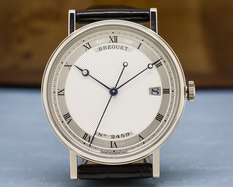 Breguet Classique Guilloche Dial 18K White Gold