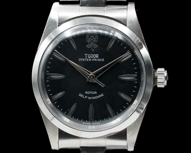Tudor Vintage 7964 Oyster Prince SS Black Dial