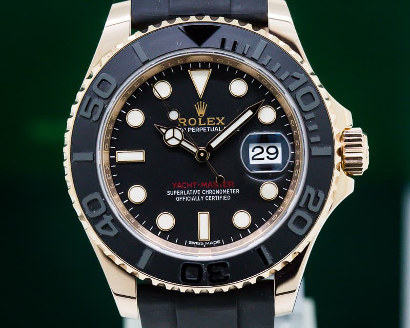 Rolex Yacht Master 18K Rose Gold / Rubber