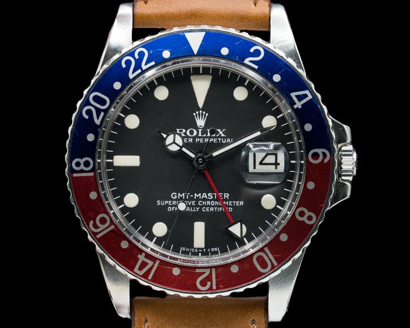 Rolex Vintage GMT Master "Pepsi Bezel" SS Circa 1978