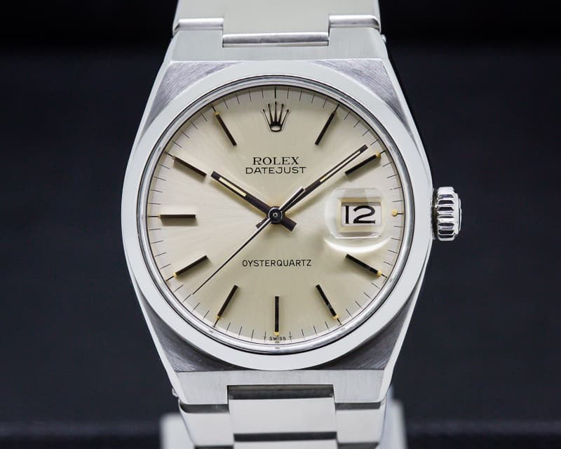 Rolex OysterQuartz Silver Dial / SS